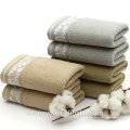 100% cotton Home & Garden Absorbent Bath towel in Stock Ht-091 China Factory